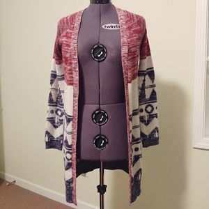 Multicolor Sweater Cardigan